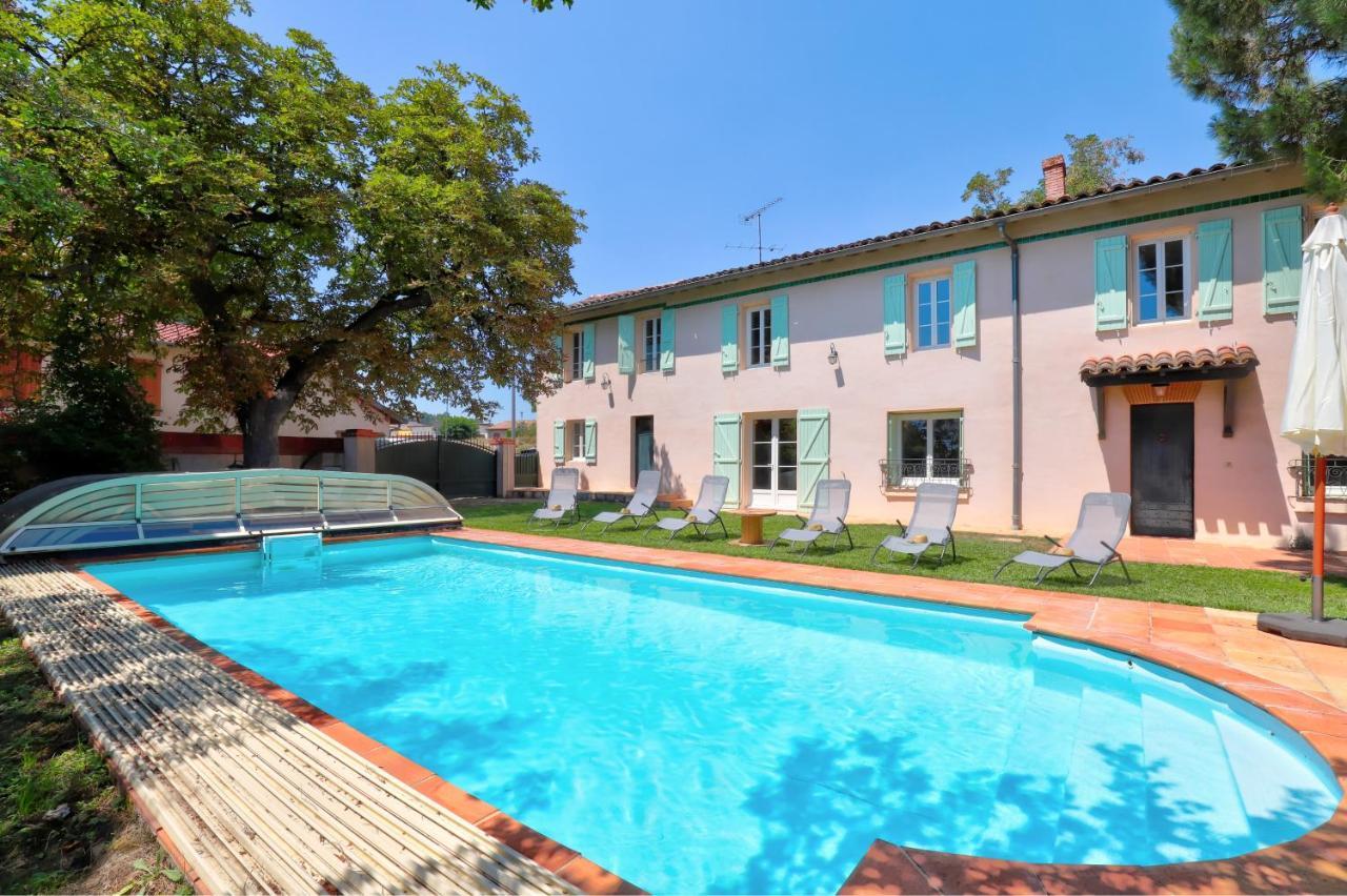 Gite La Grappe Occitane - 14 Personnes - Piscine Privee Ambres Kültér fotó